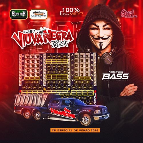 CD F250 VIUVA NEGRA ESPECIAL DE VERÃO 2026 BY MISTER BASS