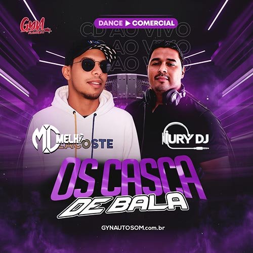 CD os Casca de Bala 2ª Edição Ao Vivo